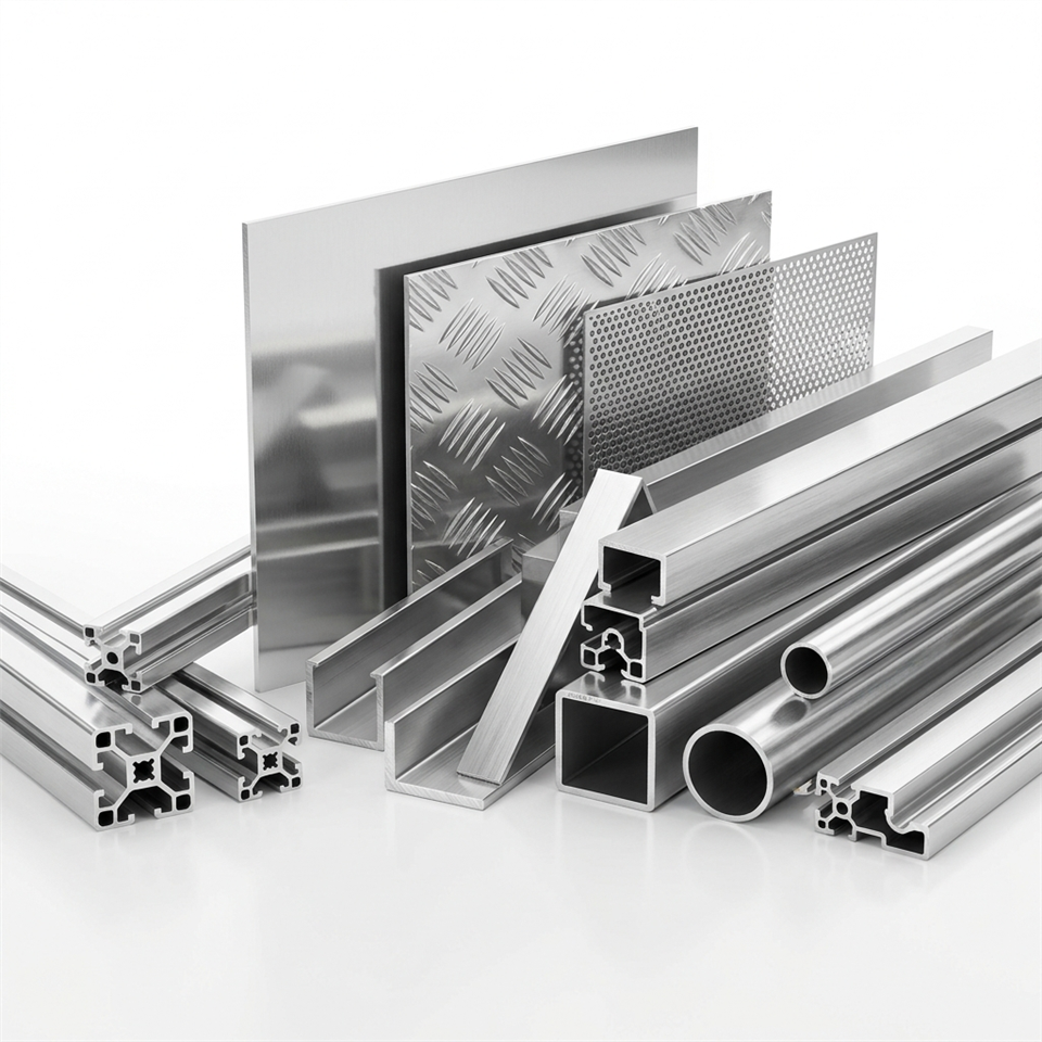 6061 Profil Extrusion Structural Alloy Aluminium