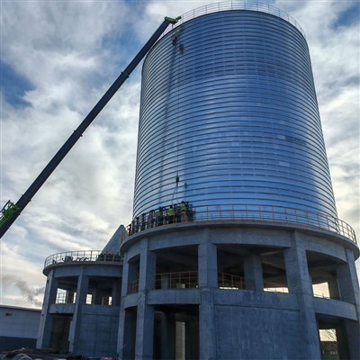 Silo en acier à spirale